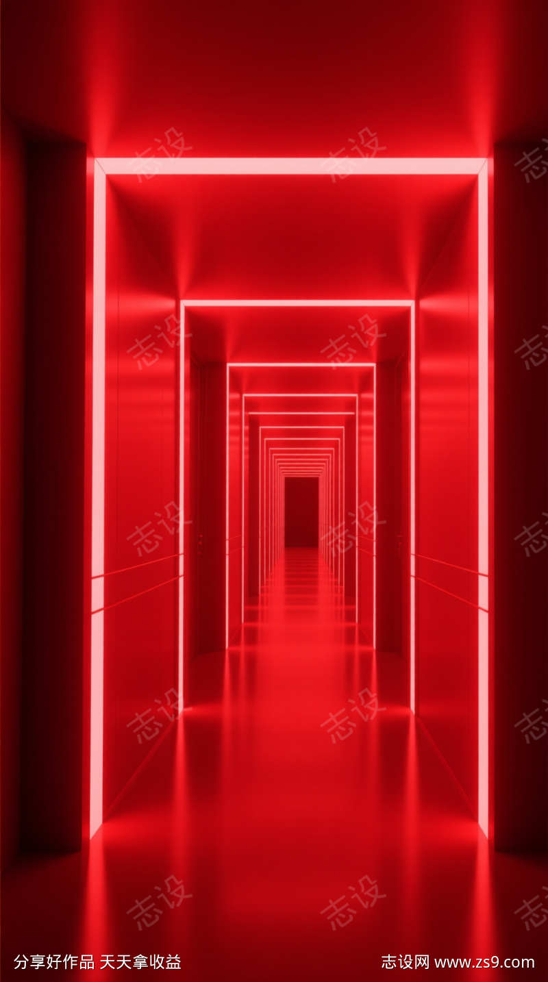 科技感的通道
