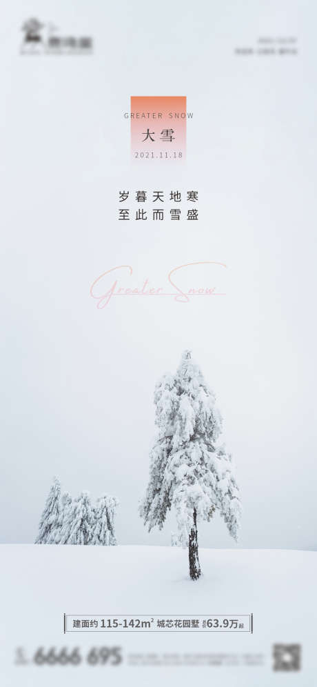 大雪节气_源文件下载_CDR格式_1080X2338像素-海报,房地产,大雪,二十四节气,雪景,简约-作品编号:2021120816396857-志设-zs9.com