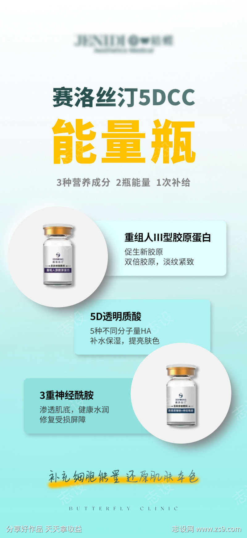 赛洛丝汀能量瓶海报