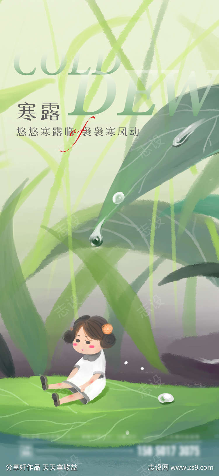 寒露节气海报