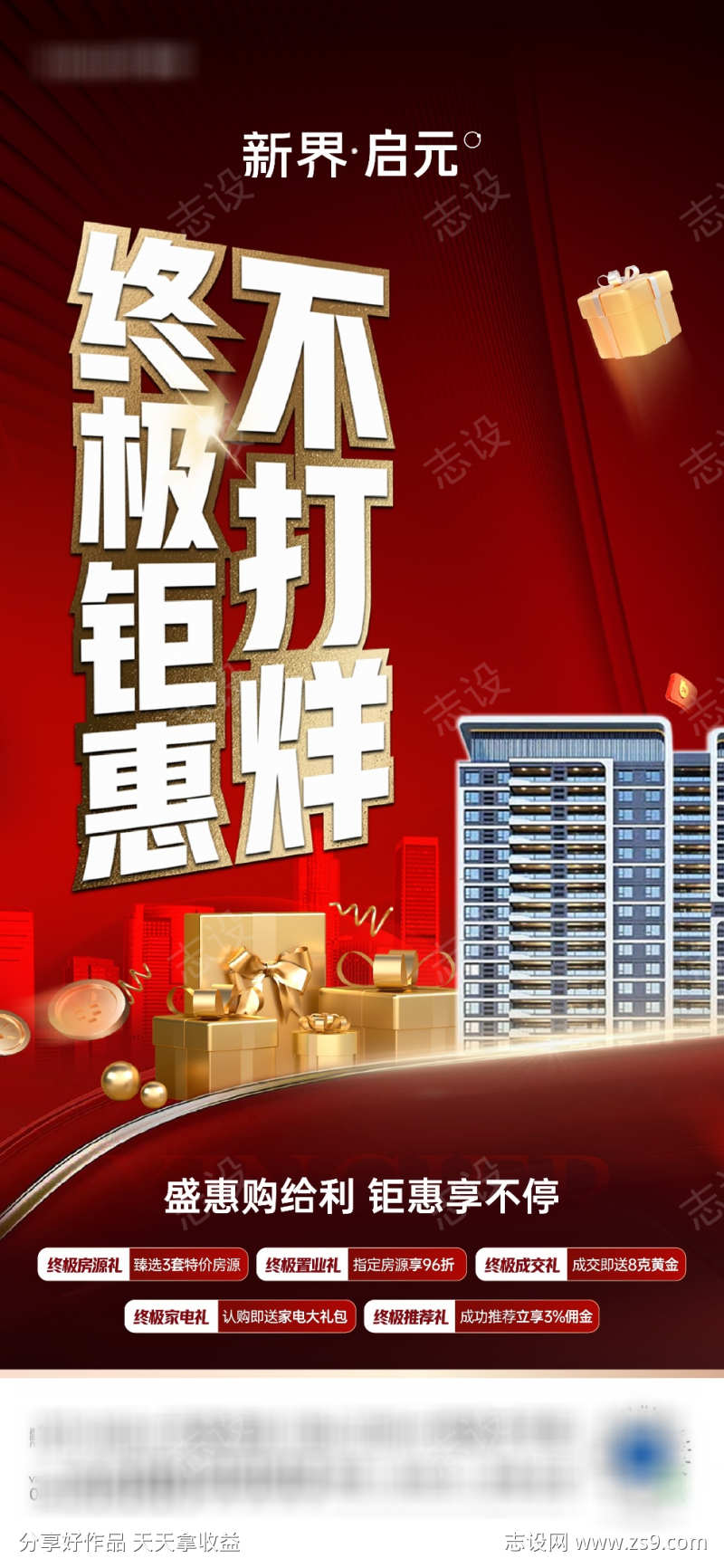 房地产促销活动海报