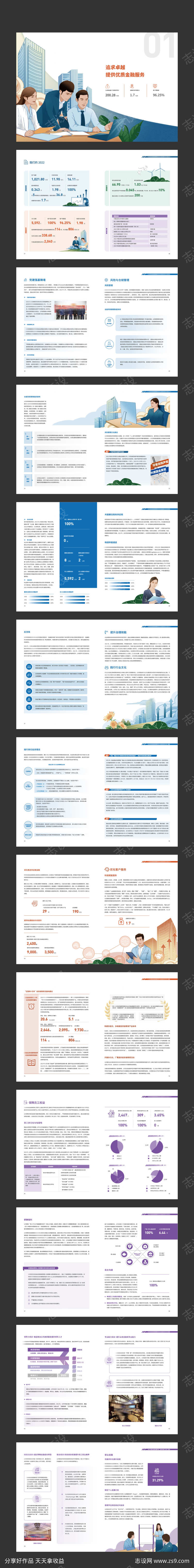 金融企业宣传画册
