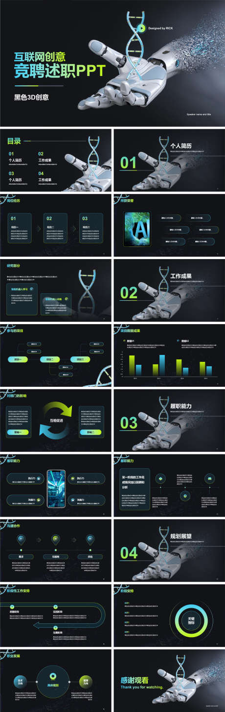 互联网创意3D竞聘述职PPT_源文件下载_其他格式格式_1834X5799像素-AI,述职报告,竞聘,人工智能,科技,商务,创意,互联网,PPT-作品编号:2024020713348468-设计素材-www.shejisc.cn