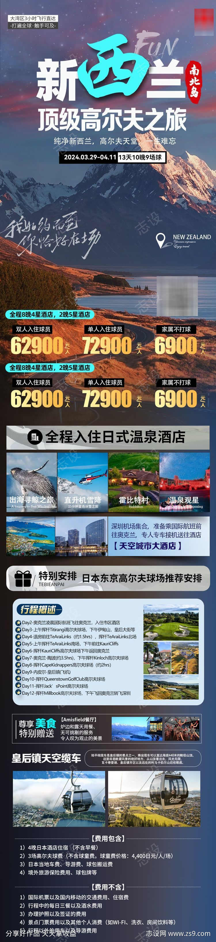 新西兰旅游海报