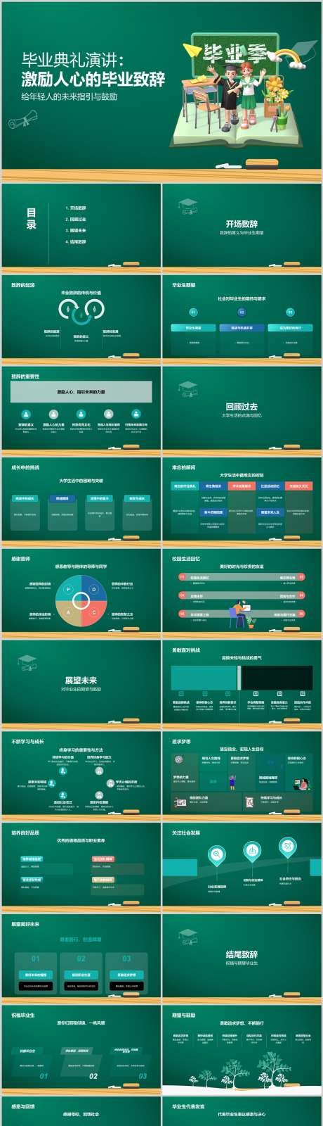 毕业典礼演讲PPT_源文件下载_其他格式格式_1212X4788像素-展望,回顾,致辞,演讲,典礼,毕业,PPT-作品编号:2024041123051545-设计素材-www.shejisc.cn