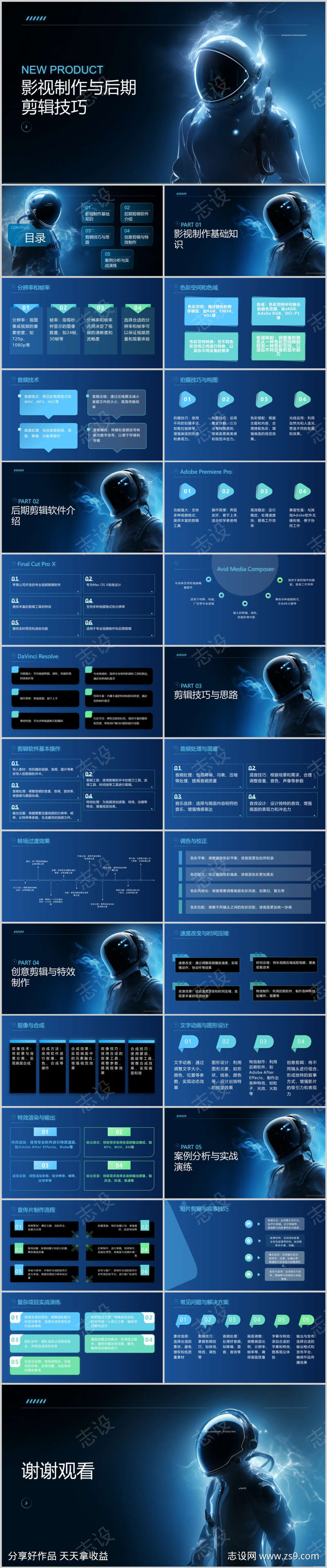 影视制作与后期剪辑技巧PPT