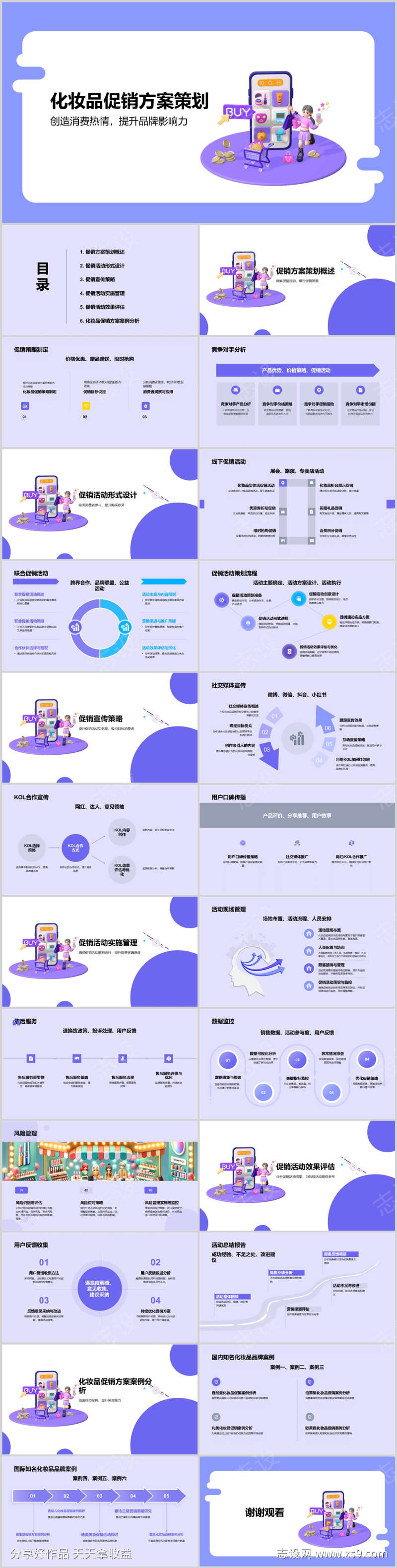 化妆品促销方案策划PPT