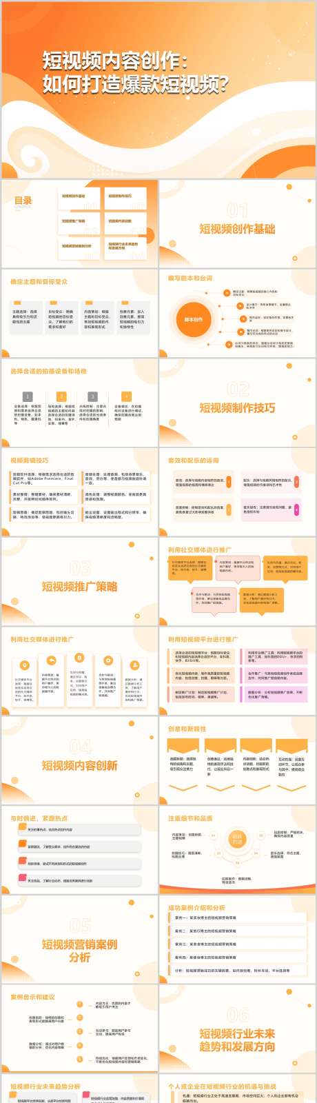 短视频内容创作PPT_源文件下载_其他格式格式_1212X5127像素-运营,创作,内容,短视频,PPT,引流,创业-作品编号:2024041412185159-设计素材-www.shejisc.cn