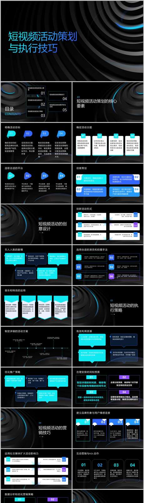 短视频活动策划与执行技巧PPT_源文件下载_其他格式格式_1212X5811像素-技巧,执行,策划,活动,短视频,PPT-作品编号:2024041412158289-设计素材-www.shejisc.cn