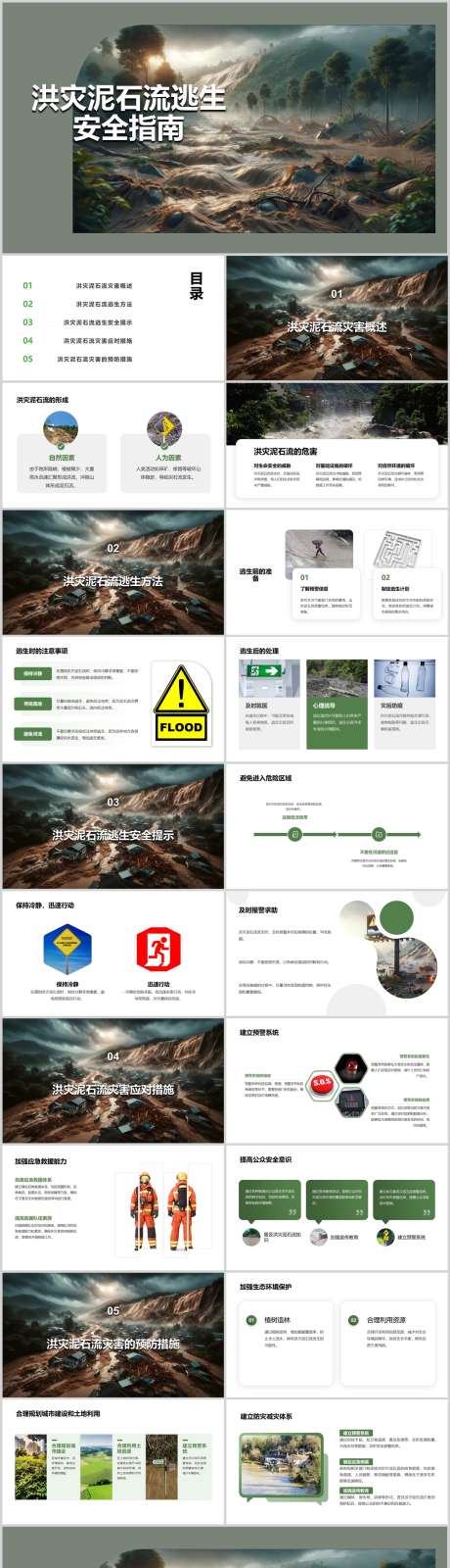 洪灾泥石流逃生安全指南PPT_源文件下载_其他格式格式_1212X4786像素-指南,安全,逃生,泥石流,洪灾,PPT-作品编号:2024041812096821-设计素材-www.shejisc.cn