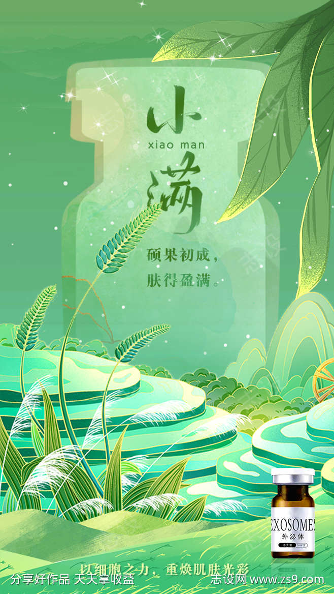 小满节气海报