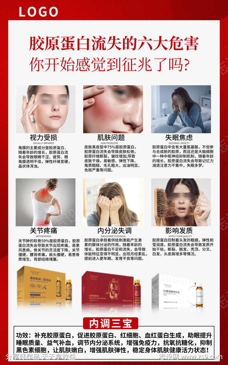 美业美妆微商发圈科普海报