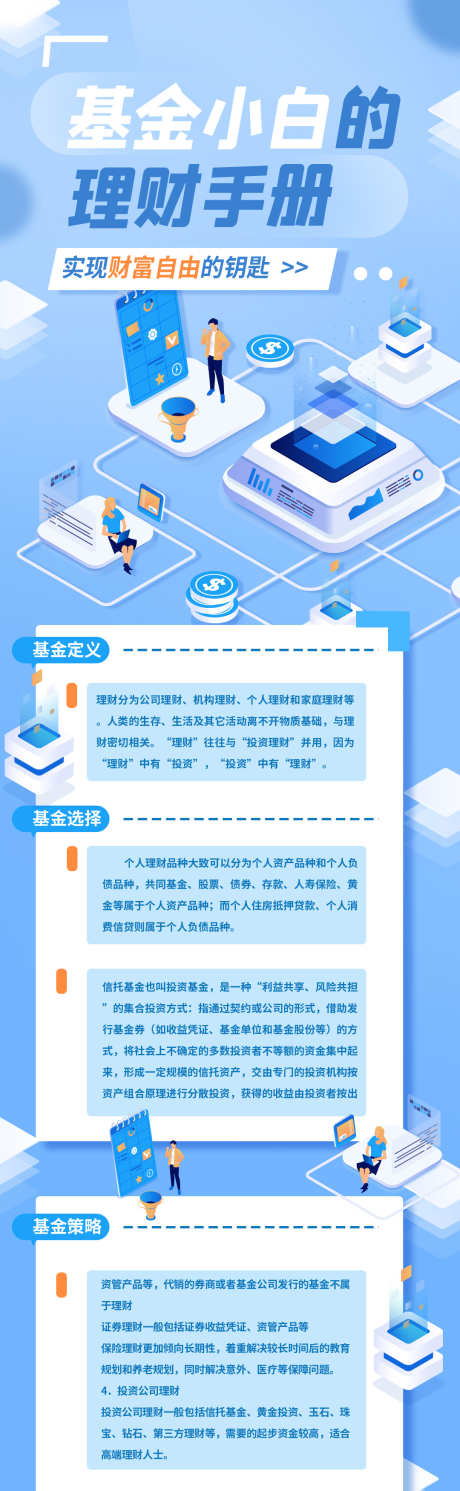 基金理财知识科普长图海报_源文件下载_PSD格式_1080X1920像素-入门,科普,H5,长图,科技,金融,知识,科普,理财,基金,金融-作品编号:2024061114529221-志设-zs9.com