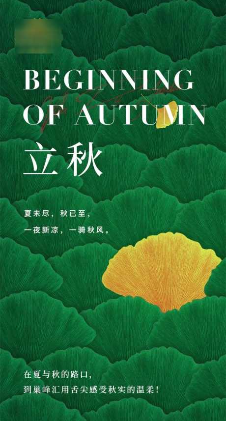 立秋节气海报_源文件下载_PSD格式_684X1275像素-撞色,拼贴,银杏叶,节气,立秋-作品编号:2024061414506776-志设-zs9.com