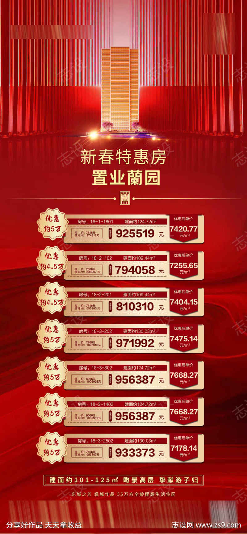 特价房一口价送车位热销工抵房