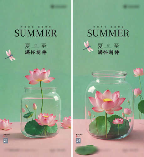 夏至节气海报_源文件下载_PSD格式_1080X2340像素-创意,微观,蜻蜓,荷花,节气,夏至,夏天-作品编号:2024061810025311-设计素材-www.shejisc.cn