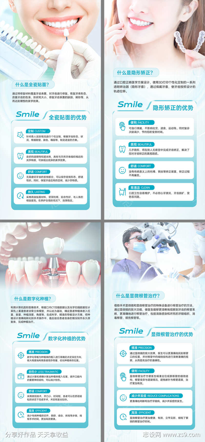 医美口腔项目介绍海报