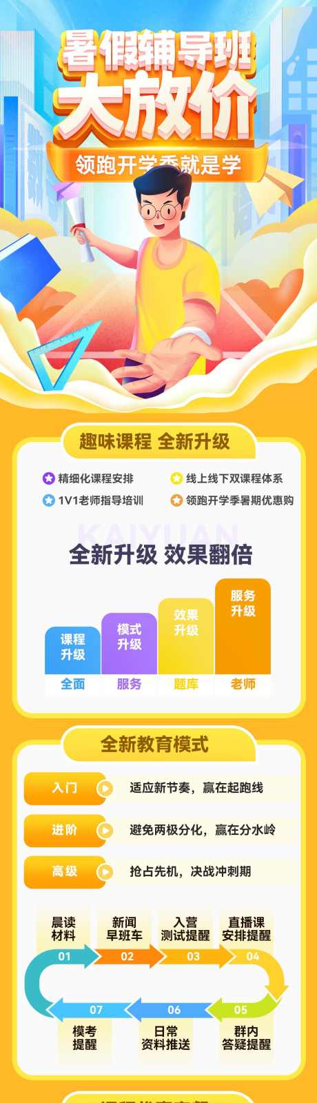 暑假班辅导班托儿培训补习课程教育海报长图_源文件下载_PSD格式_1200X5396像素-长图,海报,教育,课程,补习,培训,托儿,辅导班,暑假班-作品编号:2024070816176046-设计素材-www.shejisc.cn