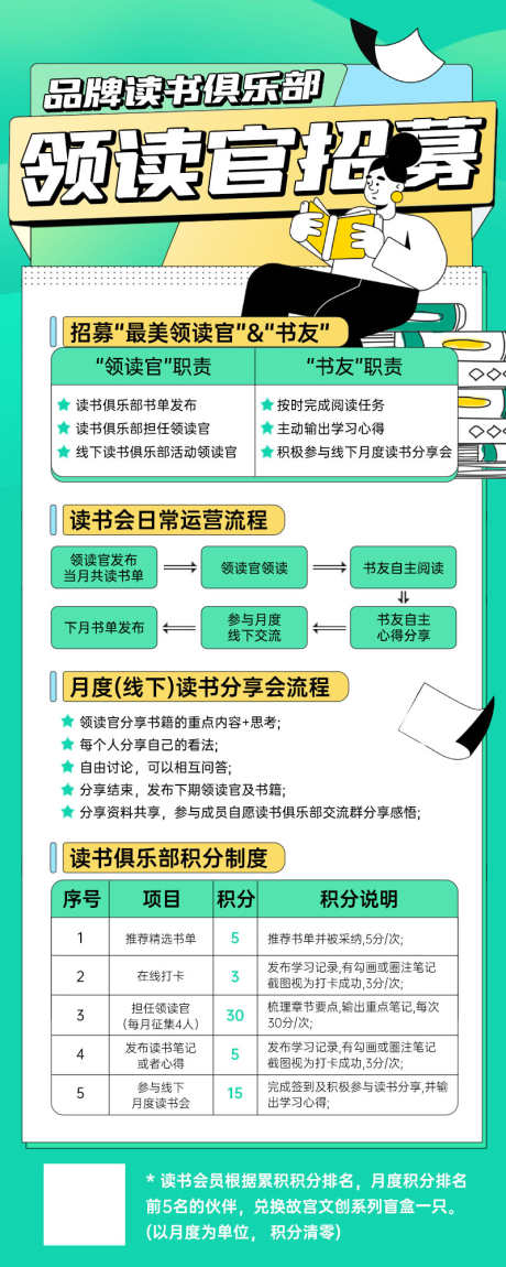 读书俱乐部招募活动海报_源文件下载_PSD格式_800X2000像素-积分,书店,招募,活动,插画风,俱乐部,阅读,读书,海报-作品编号:2024072115437730-设计素材-www.shejisc.cn