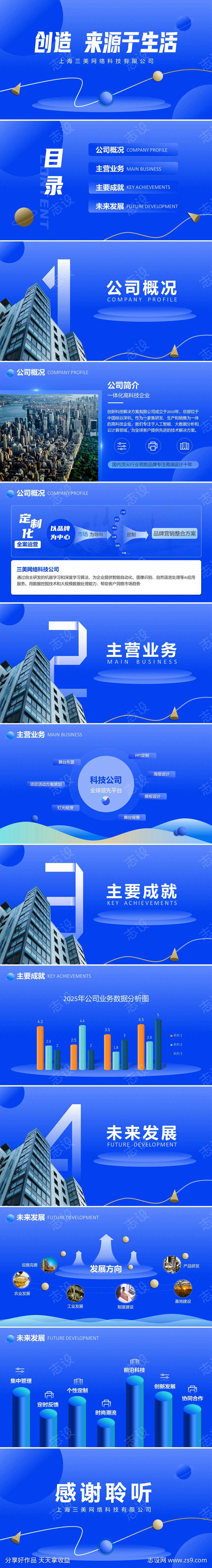 时尚科技企业介绍ppt