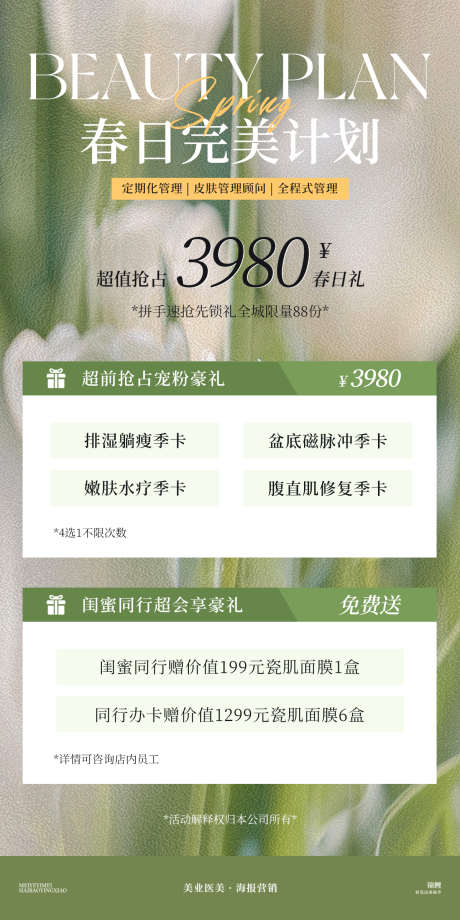 医美卡春季项目季卡价格促销海报_源文件下载_PSD格式_1200X2400像素-季卡,春季,清新,修复,套餐,促销,价格,卡项,美业,医美,海报-作品编号:2024091915305283-设计素材-www.shejisc.cn