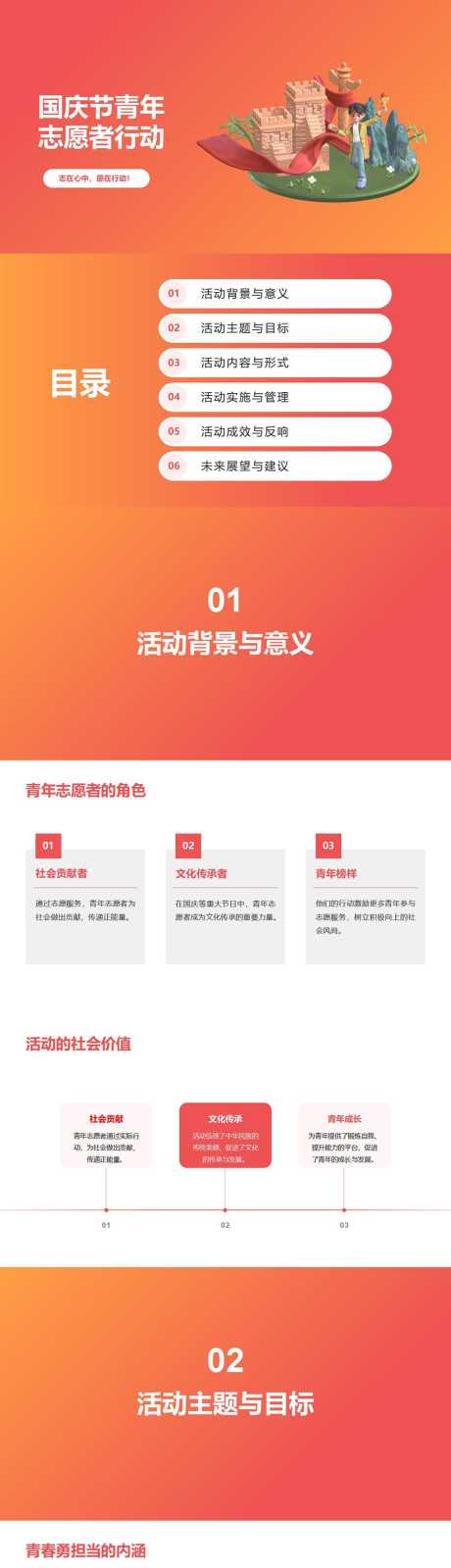 国庆节青年志愿者行动PPT_源文件下载_928X12000像素-行动,志愿者,青年节,国庆节,PPT,华诞,周年-作品编号:2024092808494175-志设-zs9.com