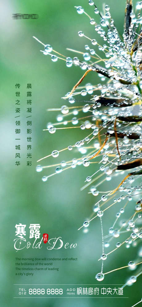 寒露入秋露水节气海报_源文件下载_PSD格式_1913X4146像素-节日,倒影,晨露-作品编号:2024100709066548-志设-zs9.com