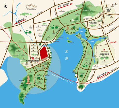 地产区位图_源文件下载_AI格式_2169X1969像素-无锡,手绘,规划,线路图,打卡,地图,区位图,地产-作品编号:2024100910406220-志设-zs9.com