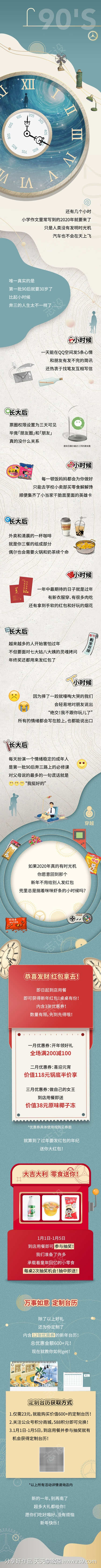 回忆90后时光长图