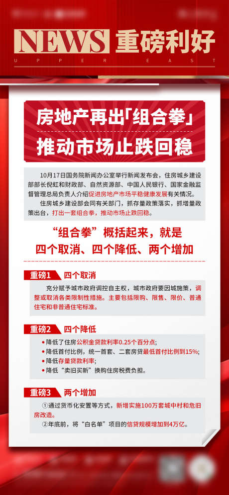 地产利好政策利率宣传海报_源文件下载_PSD格式_1181X2557像素-利率,政策,利好-作品编号:2024101808461105-志设-zs9.com
