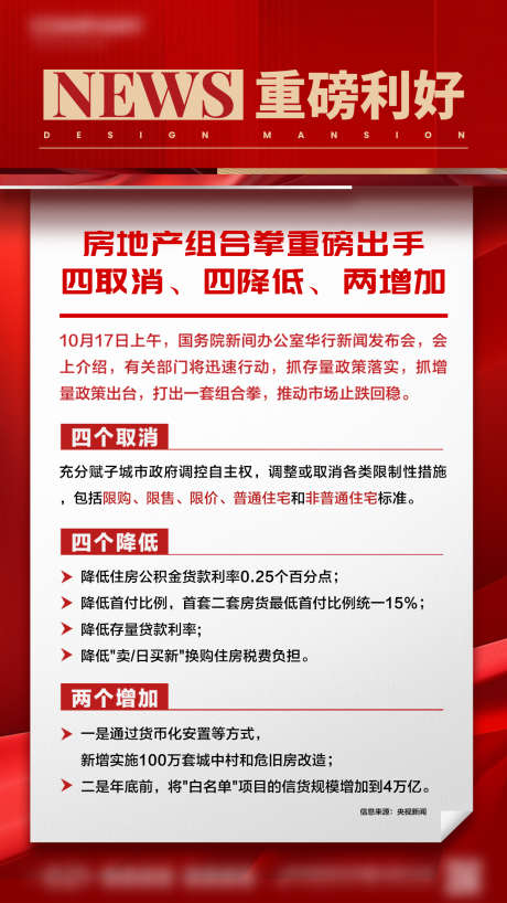 地产利好政策利率宣传海报_源文件下载_PSD格式_1242X2208像素-利率,政策,利好-作品编号:2024102010216040-志设-zs9.com