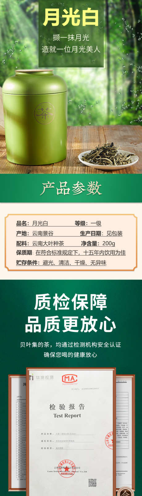 白茶促销投放详情页_源文件下载_PSD格式_750X11223像素-大叶种茶,促销,景谷-作品编号:2024102613007163-志设-zs9.com