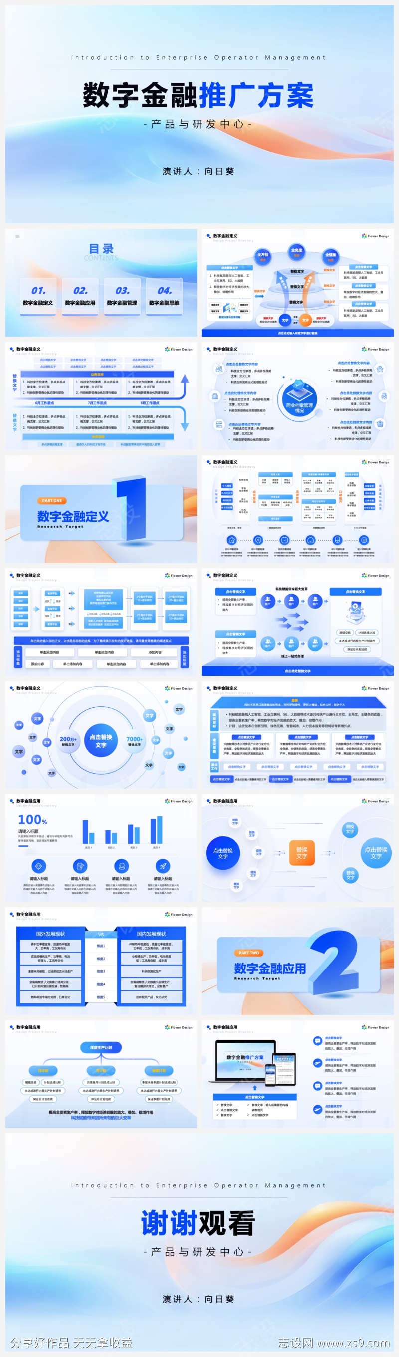 数字金融推广方案ppt