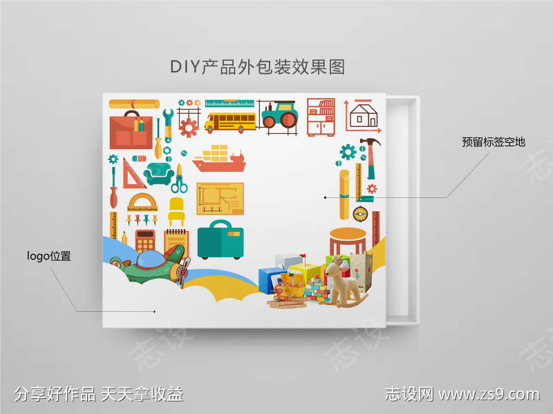 手工卡通包装