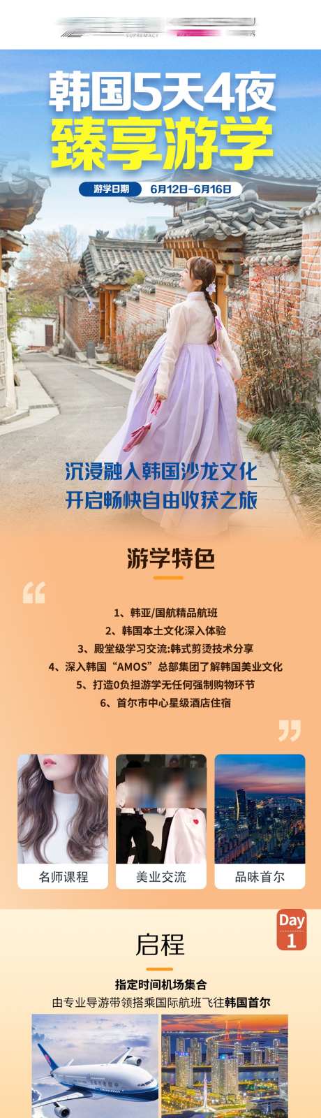 医美韩国游学长图_源文件下载_PSD格式_1080X10064像素-研学,游学,韩国-作品编号:2024110416375499-志设-zs9.com