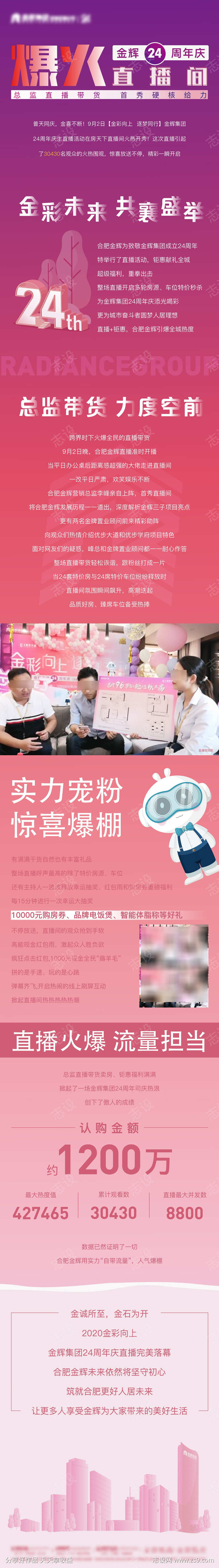 直播热销海报