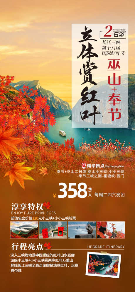巫山红叶节海报3_源文件下载_PSD格式_1080X2340像素-旅游,红叶,三峡-作品编号:2024111211381387-志设-zs9.com