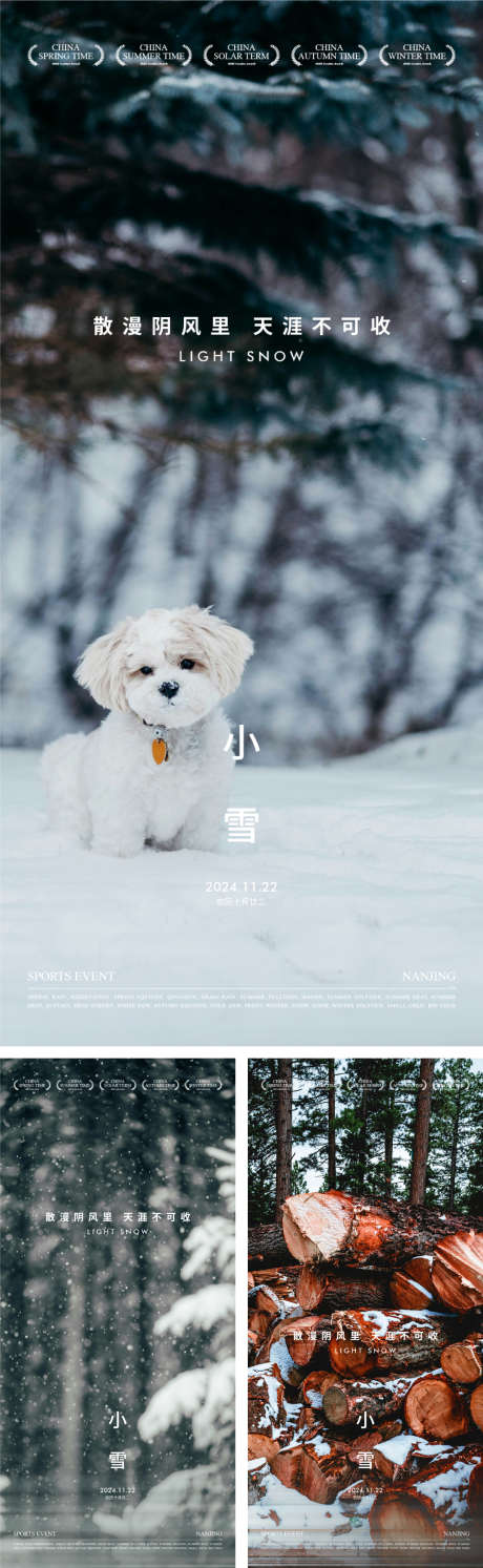 地产节气之小雪_源文件下载_1080X3505像素-风景,节气,小雪,日签,美图,摄影,价值,地产,海报-作品编号:2024111215595073-志设-zs9.com