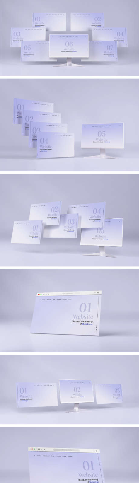 电脑网页UI样机_源文件下载_PSD格式_1000X5720像素-清新,创意,展示,UI,网页,电脑,简约,高级,提案,品牌,贴图,样机,VIS,VI-作品编号:2024111410119899-志设-zs9.com