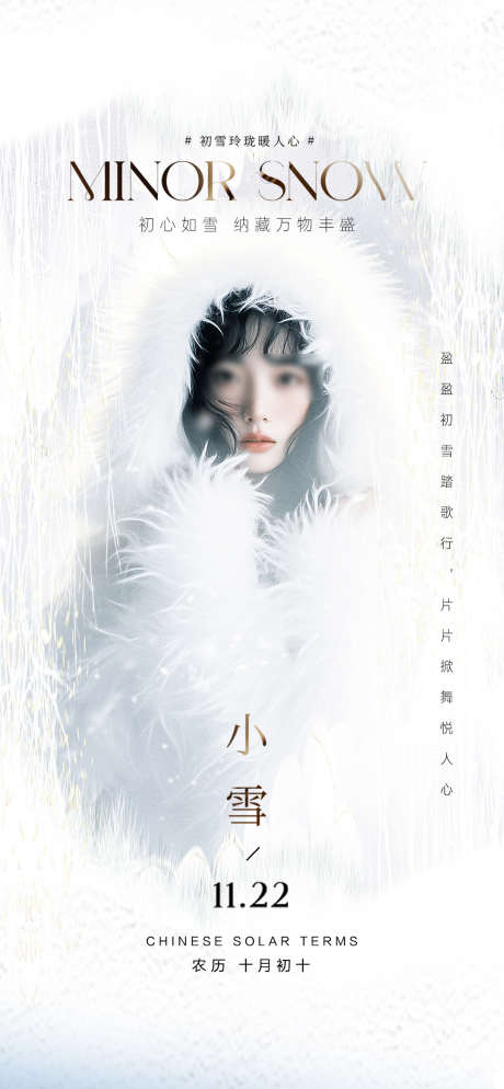 医美小雪海报_源文件下载_23格式_1080X2333像素-冬天,节气,小雪-作品编号:2024111809508721-志设-zs9.com