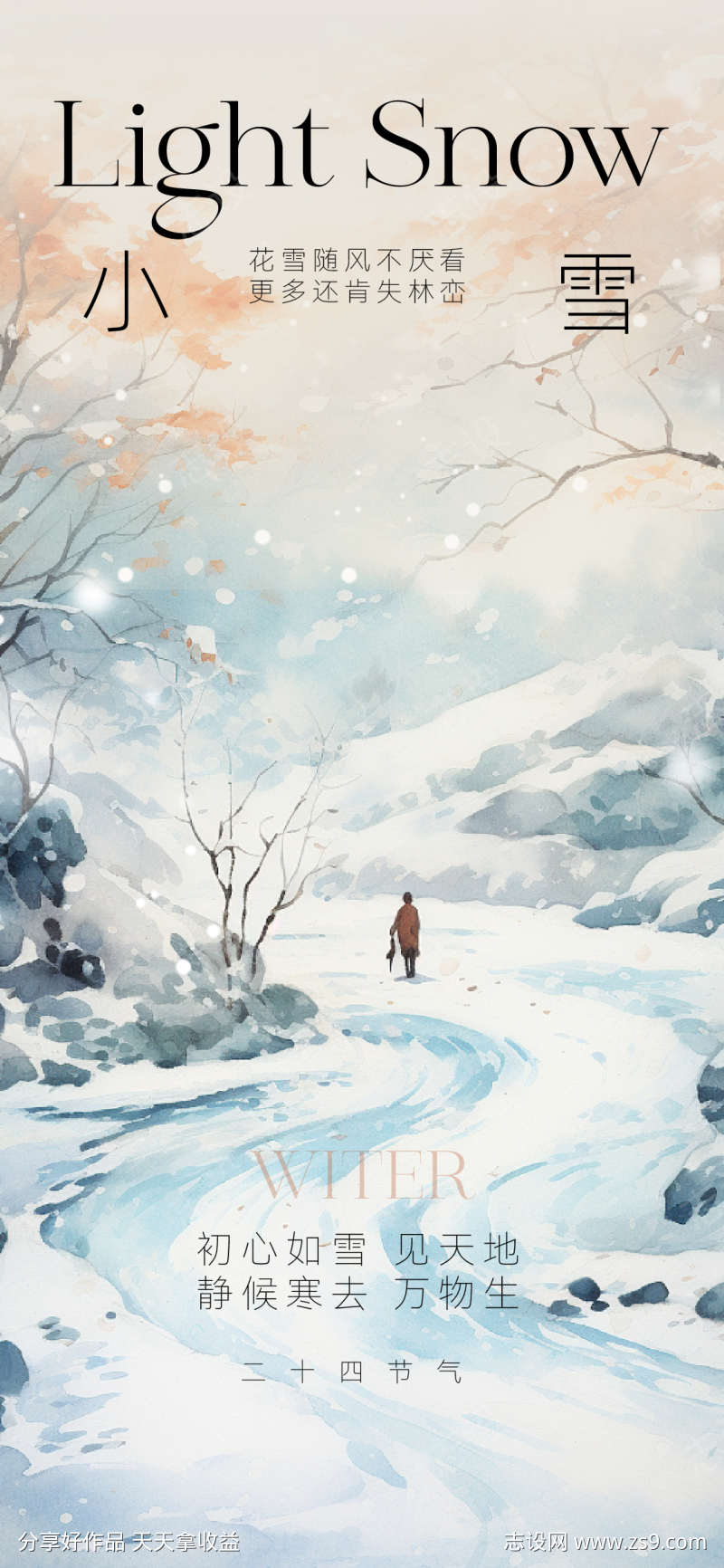 医美小雪海报