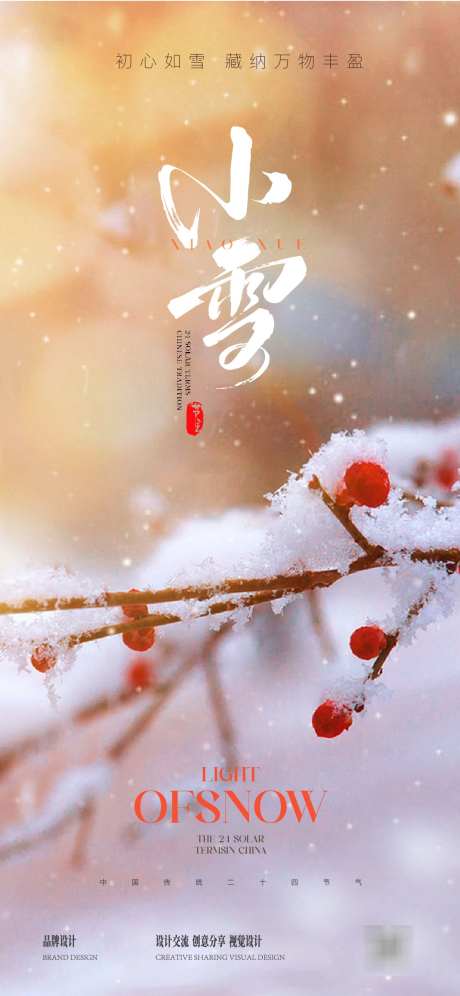 小雪节气稿_源文件下载_AI格式_1125X2436像素-冰霜,雪花,树枝,小雪,节气,雪景,冬天,冬季-作品编号:2024111914164682-志设-zs9.com