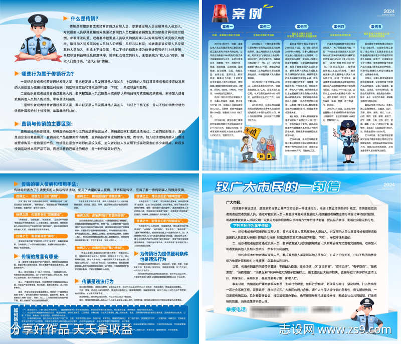 防范传销活动展板