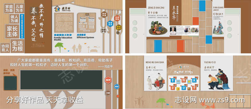 家庭教育工作室文化墙