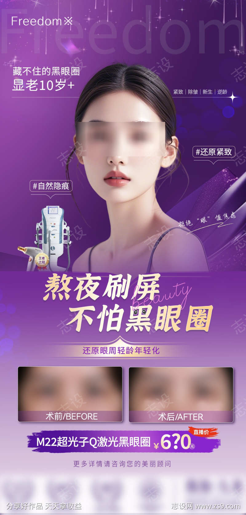 医美眼周海报