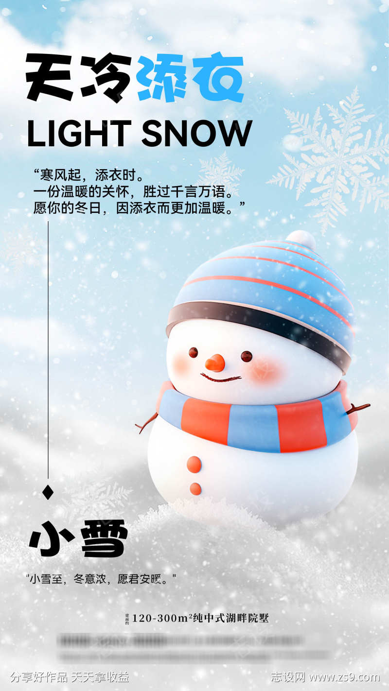 小雪地产海报