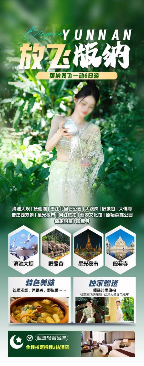 西双版纳旅游海报_源文件下载_PSD格式_1080X2748像素-海报,版纳,人物-作品编号:2024112609074874-志设-zs9.com