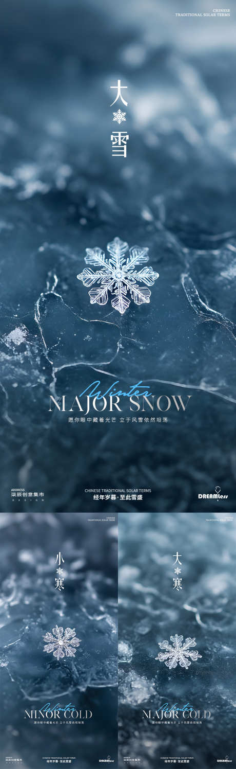大雪小寒大寒雪花摄影海报_源文件下载_23格式_1080X3510像素-简约,质感,光影-作品编号:2024112911004926-志设-zs9.com