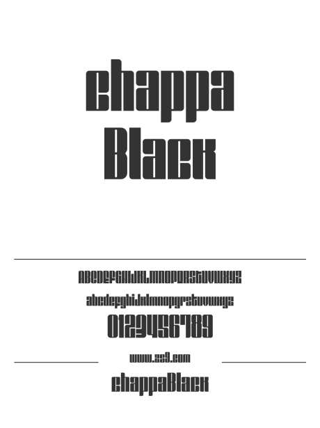 chappaBlack_字体下载_ttf格式_英文_超粗_免费商用-chappa,Black,简约-作品编号:2024121109452824-志ʹ֣֤֚֫֗ׄ设˓网
