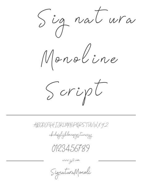 SignaturaMonolineScript_字体下载_ttf格式_英文_纤细_免费商用-Signatura,Monoline,Script-作品编号:2024121109105459-志,设˲͓͕͔͐͑͗ٚٛٙ网